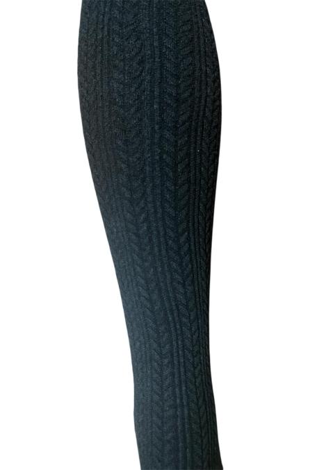 Dres Penti „Perla” 180 DEN- Bumbac, imprimeu croșetat,Culoare Negru,Engros